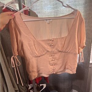 Super down crop top